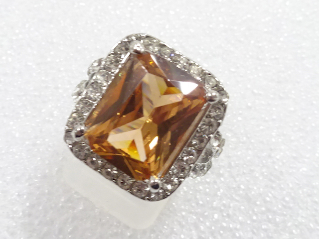 COLORED STONE FASHION RING / JP SIZE 9